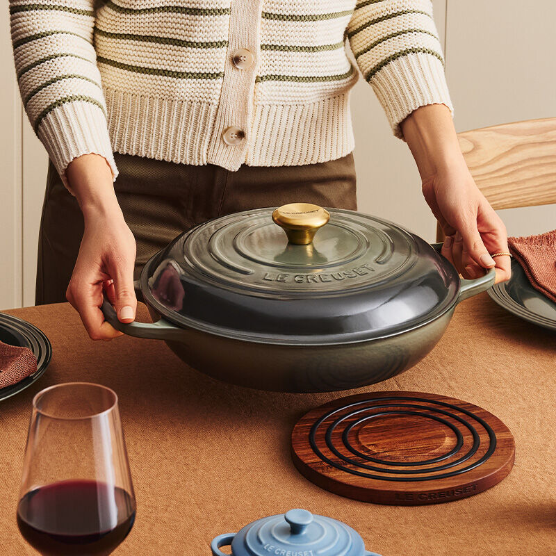 LE CREUSET 24cm Braiser フライパン Braiser - Enamelled Cast Iron Braising Pan | Le Creuset